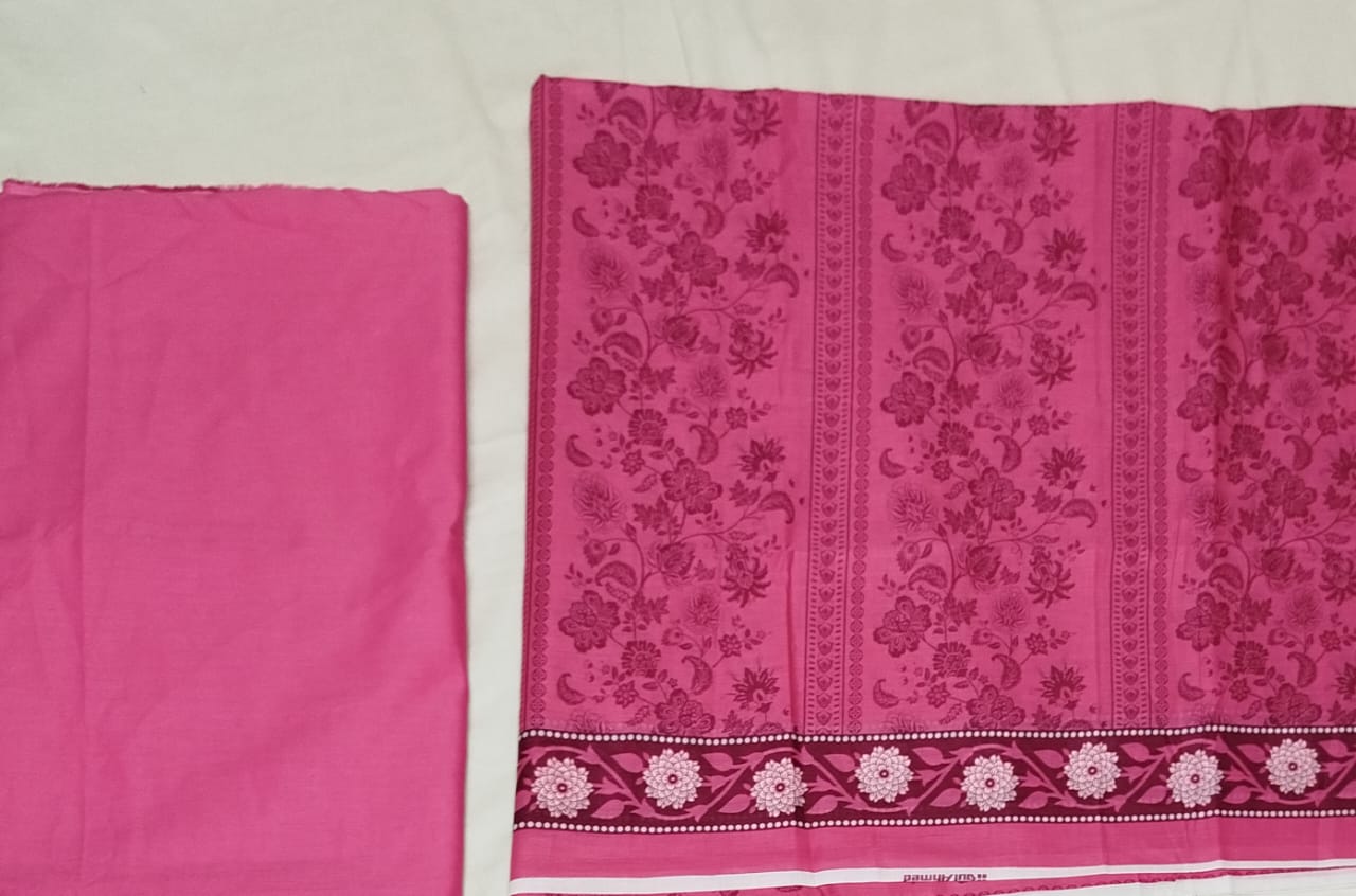 GULAHMAD _2PC PINK PRINTED ST