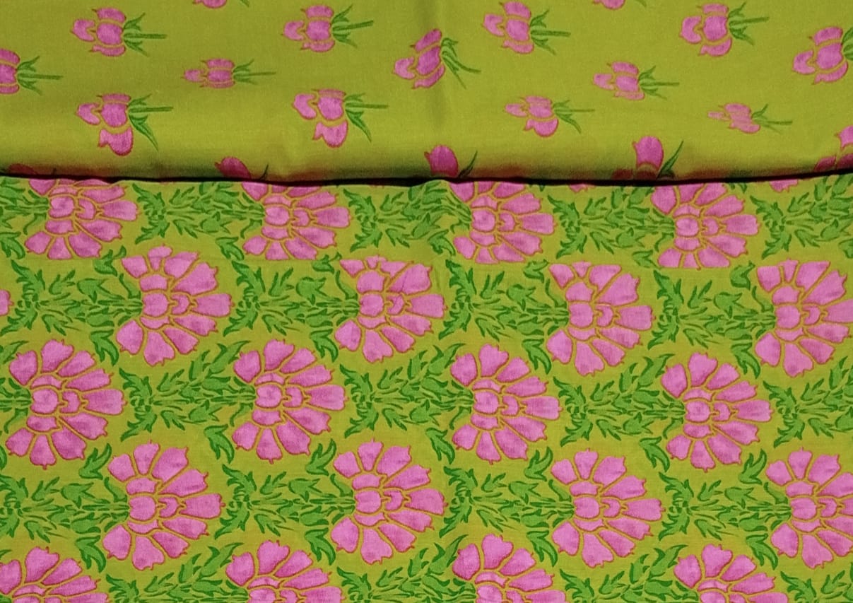 Alkaram_2Piece_Green and Pink