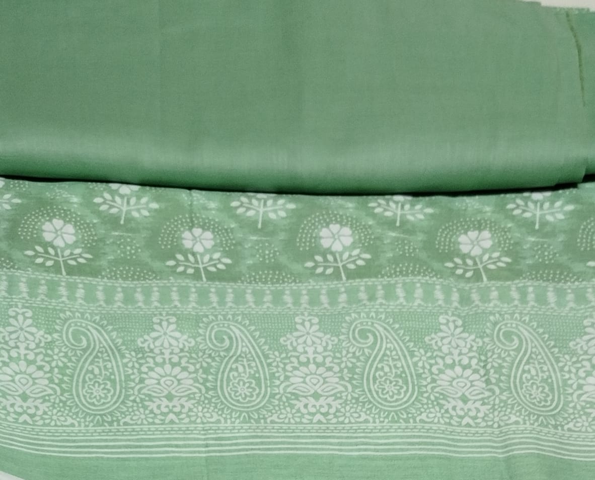 GULAHMAD_2PC LIGHT GREEN PRINTED