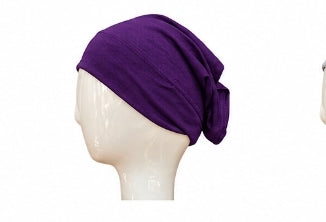Purple hijab caps