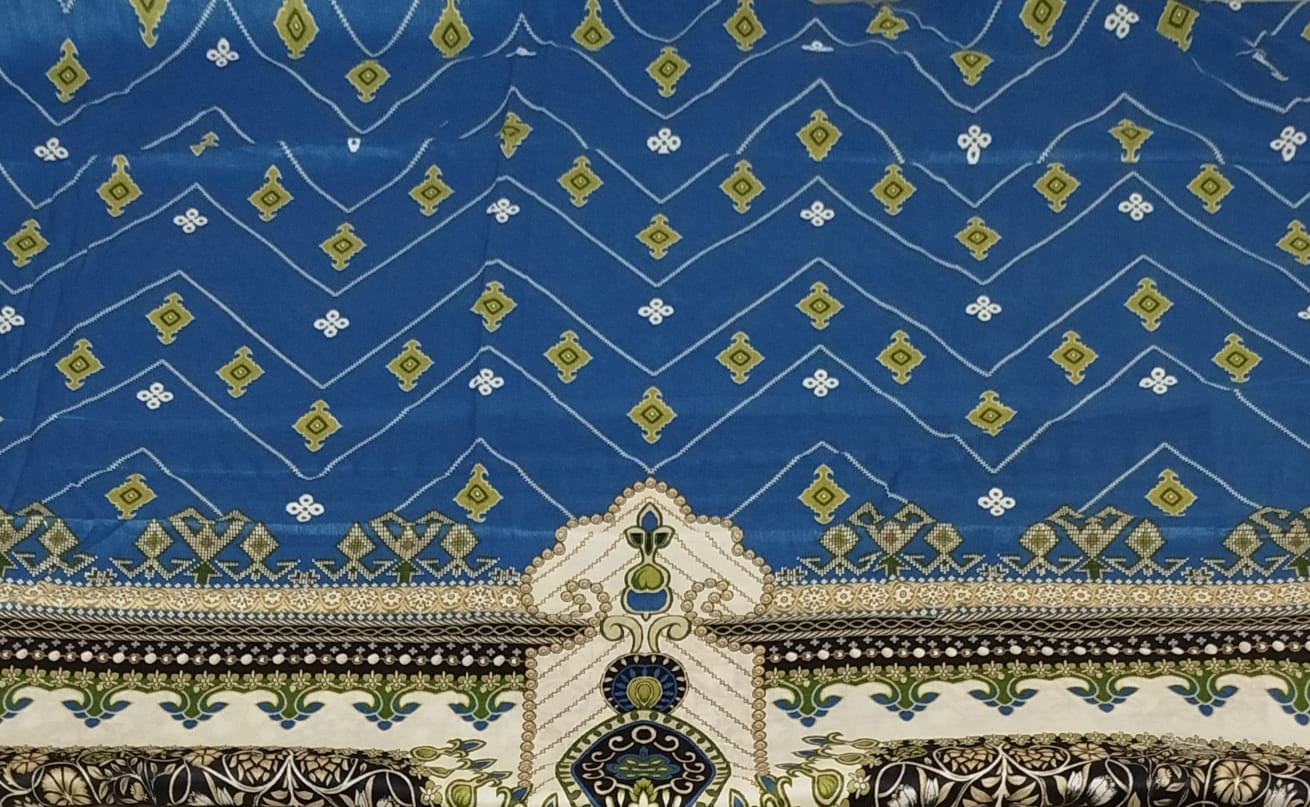 Sappahire 1pc blue lawn shirt