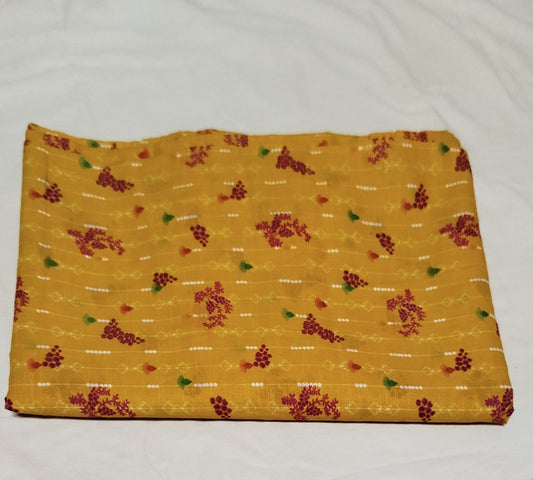 Allover  yellow lawn shirt trouser