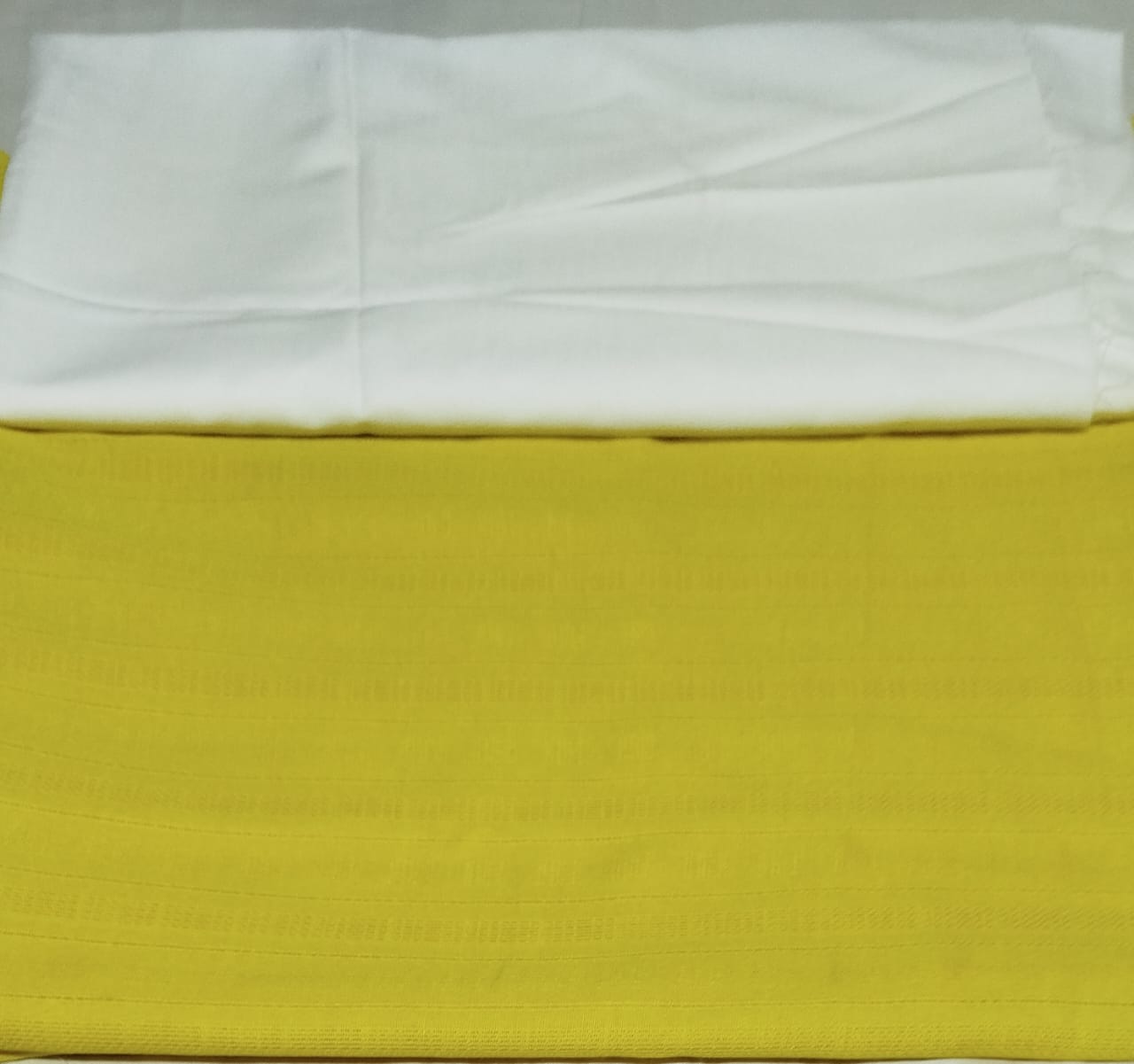 GULAHMAD _2PC LEMON YELLOW SELF IMBOOZ ST