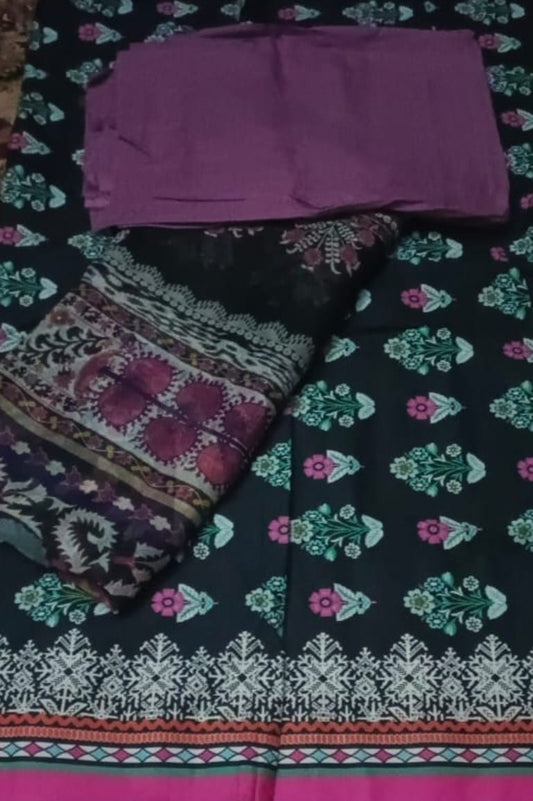 KHADI 3PC CHIFFON DUPATTA