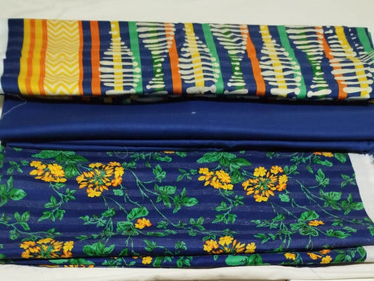 LIMELIGHT _3PC BLUE LAWN DUPTTA