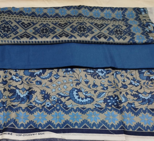 SAPPHIRE _3PC LAWN DUPTTA