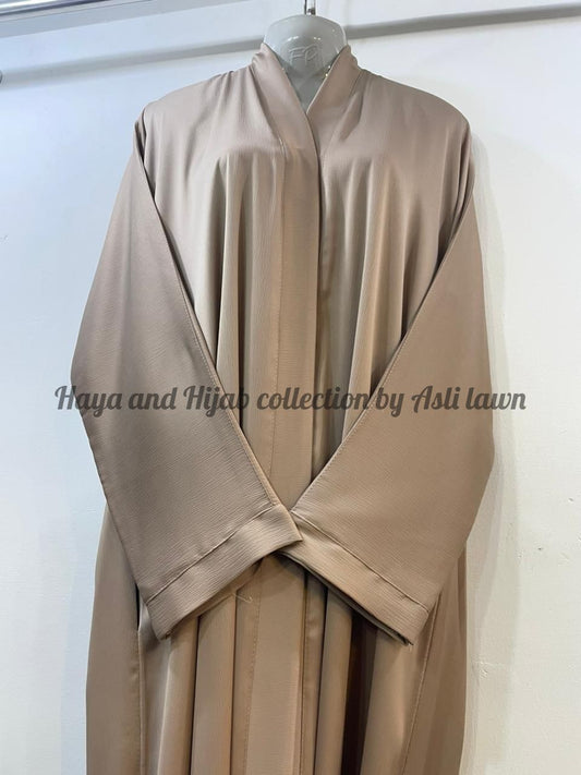 Plain solid colours frontopen abaya