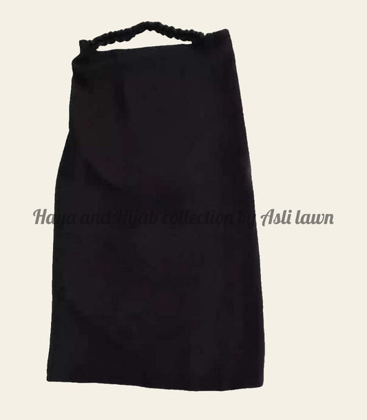 Half naqab with elastic