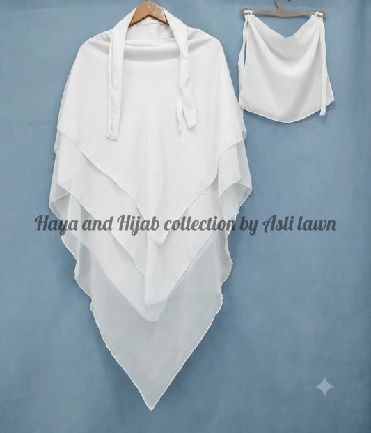 Khimar hijab with naqab