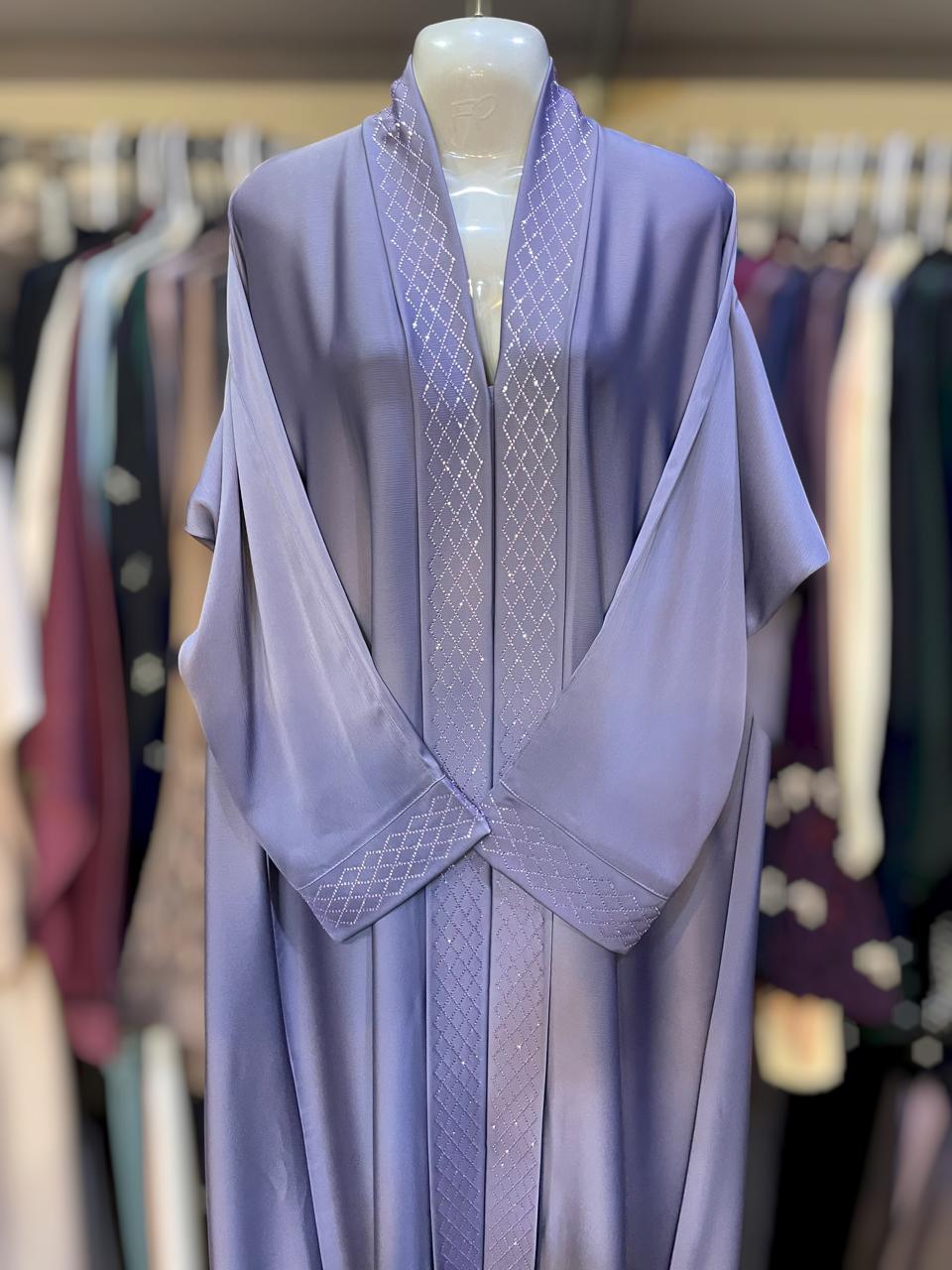 Stonework tiktok nida frontopen abaya
