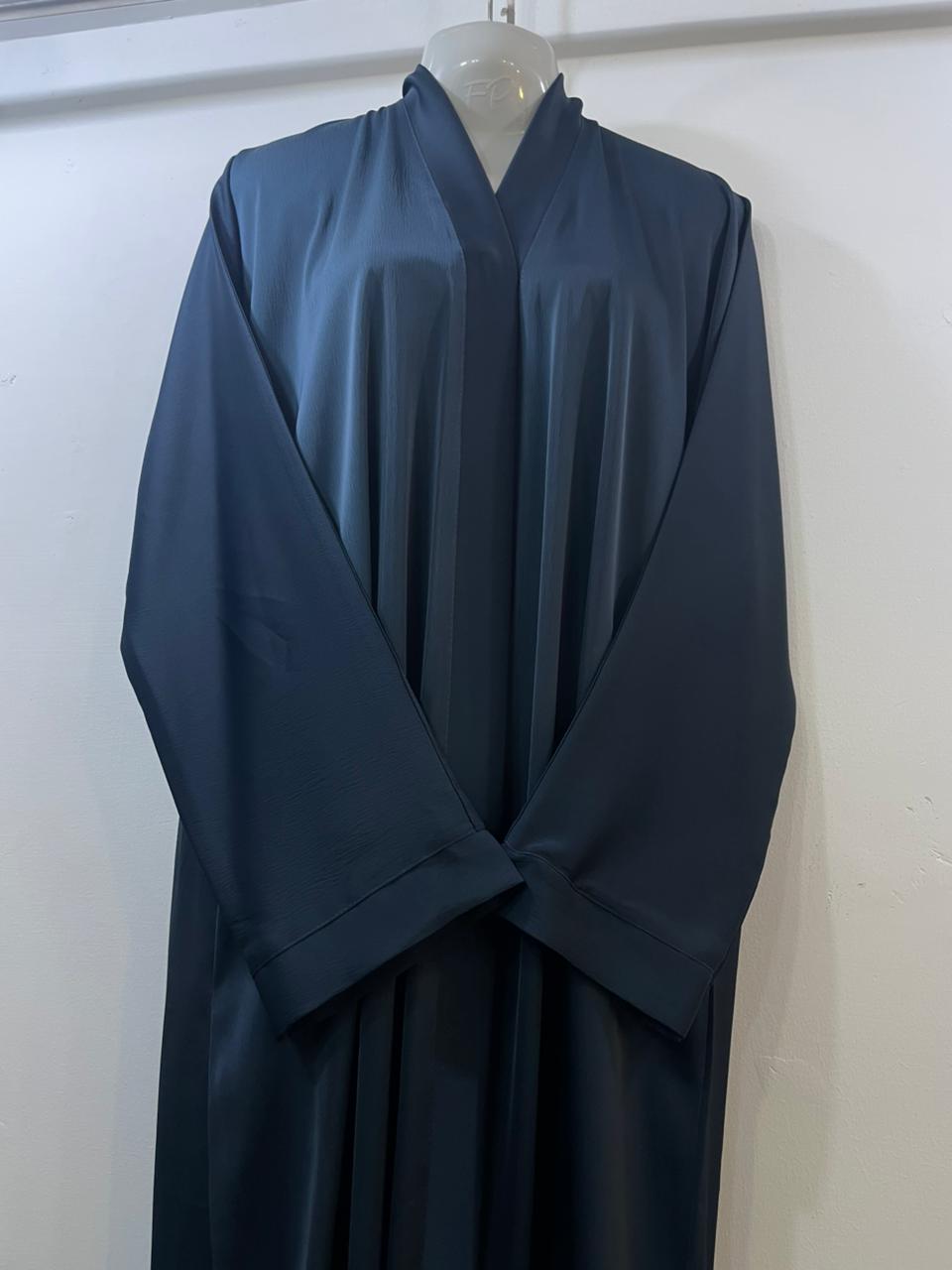 Plain solid colours frontopen abaya