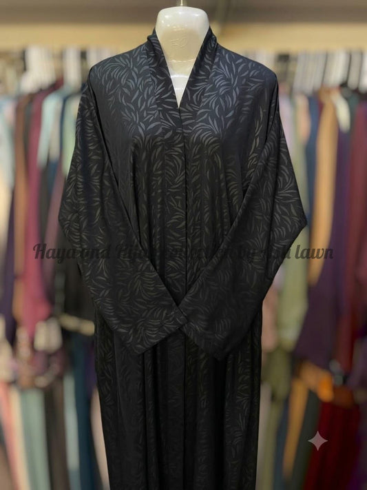 Selfprint frontopen abaya