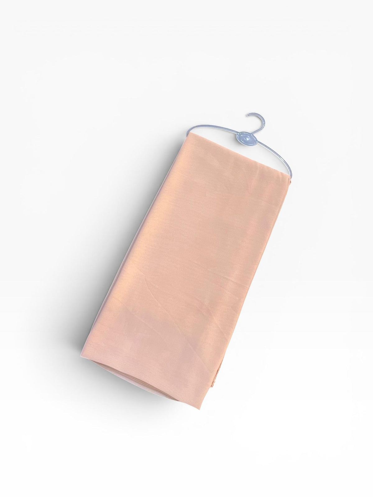 Georgette Staller solid pastel peach-pink