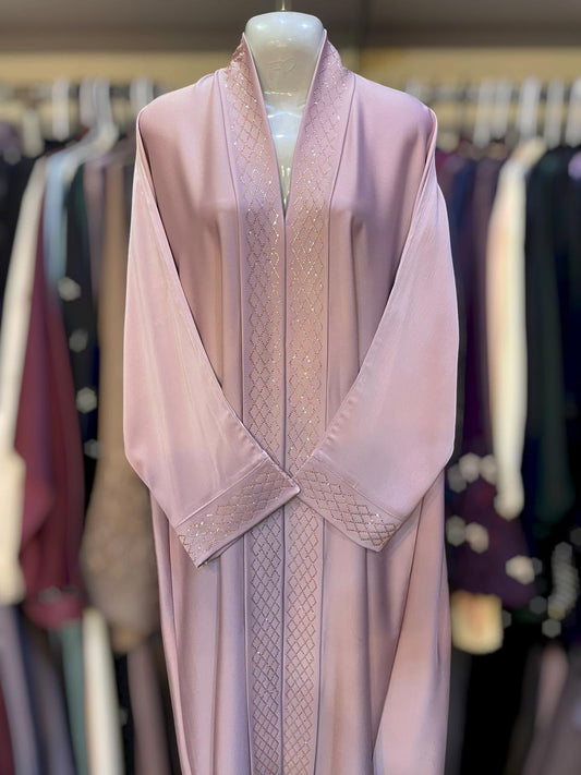 Stonework tiktok nida frontopen abaya