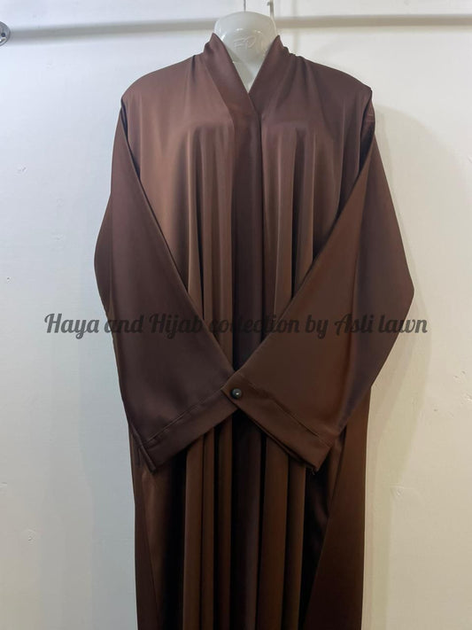 Plain solid colours frontopen abaya
